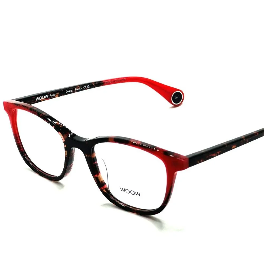 NEW ORIGINAL WOOW Loop In' 2 Col 1007 Structured Red Tortoise Women 49mm 18 140 - Picture 1 of 8